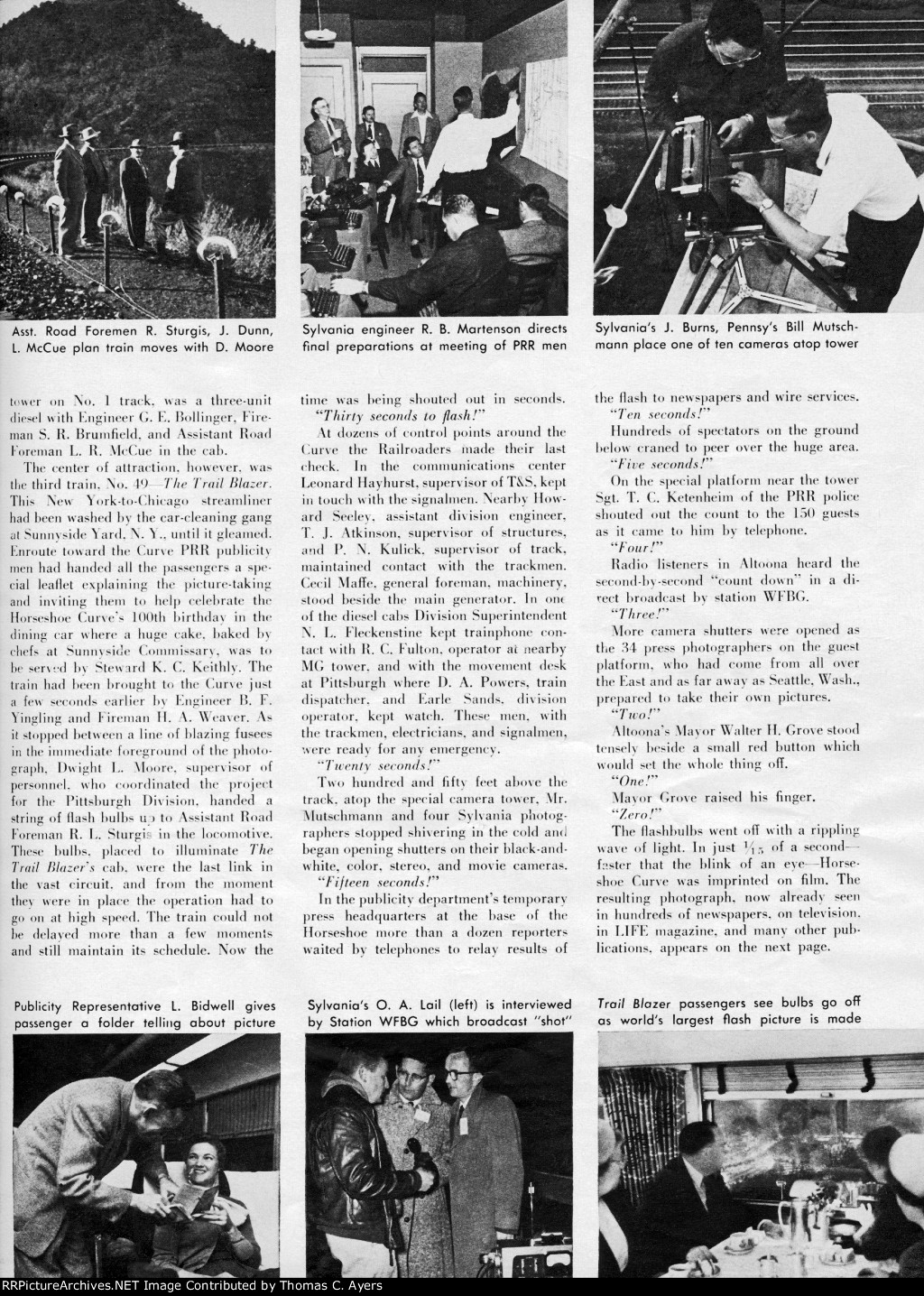 "Birthday Photograph Of The Curve," Page 3, 1954